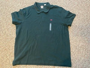 Neu mit Etikett Levi’s Herren Poloshirt Größe 3XL dunkelgrün Kurzarm Freizeit Golf - Bild 1 von 12