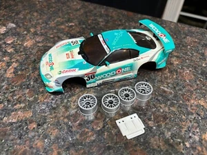 Kyosho Mini-Z Auto Scale Collection Body ASC Woodone Tom's Supra 2004 MZX303W4 - Picture 1 of 5