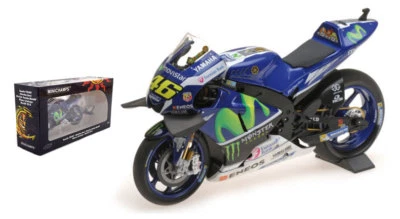 Minichamps Yamaha YZR-M1 Winner Catalunya MotoGP 2016 Valentino Rossi 1/12 Scale - Image 1 of 4