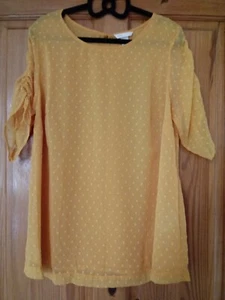 Ladies H&M Yellow Top, size Medium. Excellent Condition - Picture 1 of 6