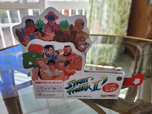 Street Fighter II Promotional Cardboard Counter Display Japanese Japan Capcom - Imagen 1 de 12