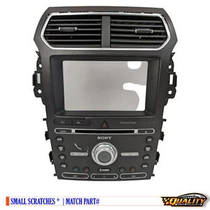 15 - 17 Ford Explorer Sony Premium Sound Radio Climate Control Panel Scratch* - Picture 1 of 11