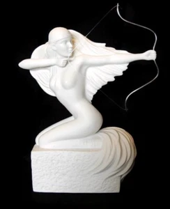 Royal Copenhagen Sagittarius Christel Zodiac Female Figurine White 1249110 - Picture 1 of 19