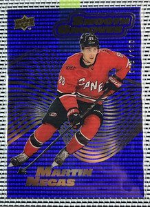 2022-2023 Upper Deck Smooth Grooves Martin Necas #SG10 Hurricanes Sapphire /150