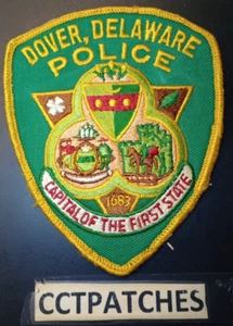 DOVER, DELAWARE POLICE SCHULTERAUFNÄHER - Bild 1 von 2