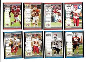 2005 BOWMAN FOOTBALL KANSAS CITY CHIEFS TEAM LOT (20) NO DOUBLE,RC'S,PARALLEL'S - Picture 1 of 3