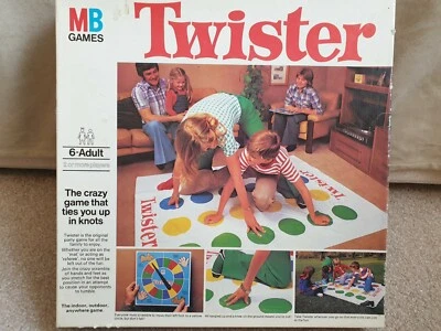 Official 1977 Twister Board Game by MB Games 100% Complete Vintage - Image 1 of 3