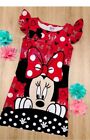 Mickey and Friends Dress Toddler Girls Dresses  Sleeve Ruffle  Size G 8/10 Years