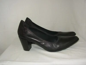 MYMA Escarpins P.41 Cuir noir - Imagen 1 de 8
