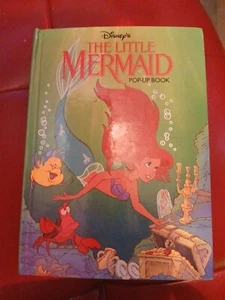 VINTAGE DISNEY'S THE LITTLE MERMAID POP-UP BOOK - Walt Disney 1991 - Foto 1 di 10