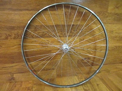 RUEDA DELANTERA TUBULAR VINTAGE MAVIC GL 330 36H CAMPAGNOLO RECORD  Foto 1 de 4