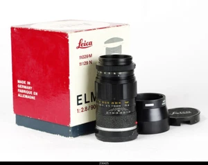 Leitz Elmarit 2,8/90mm Black Lens for Leica M - Picture 1 of 5