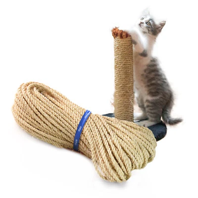 DQ-PP Kratzbaumseil NATUR Sisalseil für Kratzbäume - Sisal Seil 1-200m