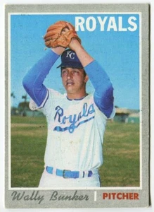 1970 Topps #266 Wally Bunker Kansas City Royals - Picture 1 of 2