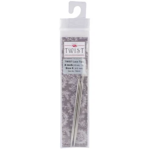 ChiaoGoo 7504CG-6 TWIST Red Lace Interchangeable Tips 4"-Size 6/4mm - Picture 1 of 1