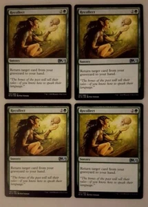 [4x] Recollect M19 MTG Magic The Gathering NM Playset - Picture 1 of 1