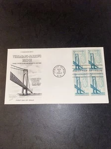 November 21st, 1964 "Verrazano - Narrows Bridge" First Day Cover  - Picture 1 of 6