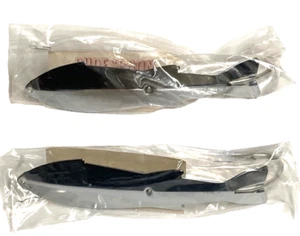 JUEGO DE 2 Ganchos Gudebrod Vintage 1.5oz Talla 5 Cromo Forma Pez GUDESPOON 9/0 - Imagen 1 de 20