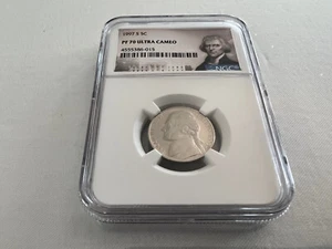 "Jefferson Nickels 1997-S NGC PF70 ultra cameo ""top pop" - Imagen 1 de 4