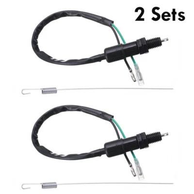 2X Mola de interruptor de luz de freio traseira universal para motocicleta Honda Yamaha ATV - Imagem 1 de 4