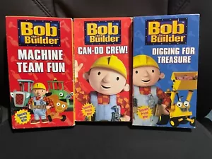 (3) Bob The Builder vhs Can-Do Crew! Read Description - Picture 1 of 2