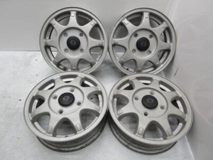 Very rare JDM Suzuki Alto Works genuine 13inch wheels 4J+45 100 Kei Car Parts - Picture 1 of 7