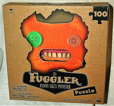 Fuggler 100 Pc Orange Funny Ugly Monster Puzzle 2018 NOS New Sealed 10x7 Teeth - Image 1 of 4