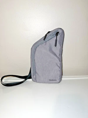 TRAVELON Gray World Travel Essentials Slim Crossbody Bag RFID - Image 1 of 4