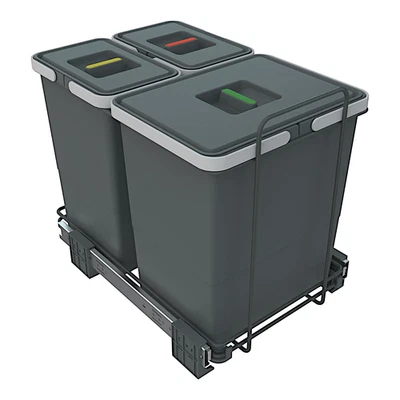 Elletipi Abfallsammler PF01 34B1 Ecofil Abfall-Auszug 2x 8+18L Einbau Mülleimer  - Bild 1 von 4