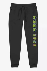 Pantalones deportivos Teenage Mutant Ninja Turtles Turtle Power (XXL) negros con licencia - Imagen 1 de 10