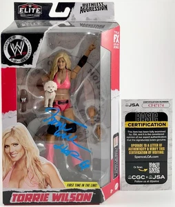 Torrie Wilson Signed WWE Mattel Ruthless Aggression Elite Figure Auto JSA COA - Picture 1 of 10
