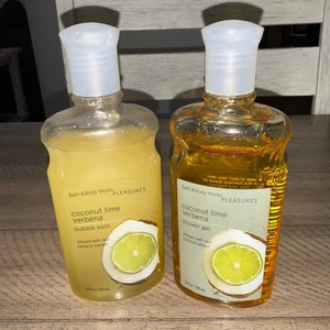 Bath Body Works Pleasures Coconut Lime Verbena Bubble Bath &  Shower Gel RETIRED - Picture 1 of 2