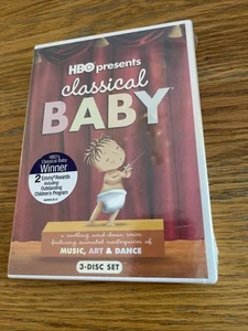 HBO Presents Classical Baby (DVD) 3 Disc Set. Music, Art, And Dance! NIP - Picture 1 of 7