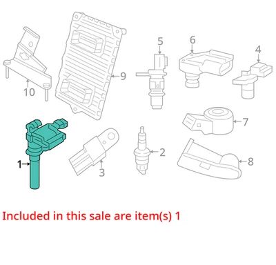 06 07 08 09 10 11 12 13 DODGE RAM 1500 PICKUP COIL/IGNITOR 5.7L 791143 - Image 1 of 2
