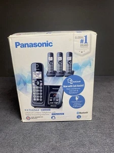 Panasonic KX-TGD564M Single Line DECT 6.0 Cordless Phone 4 Handsets - Picture 1 of 4