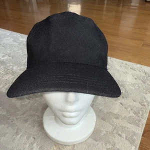 Vintage Pendleton Black Neck Flap Fitted 5 Panel Cap Hat Wool Size XL. 4527 - Picture 1 of 9
