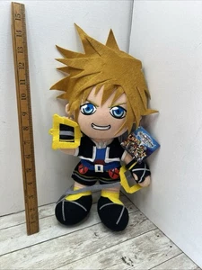Disney Kingdom Hearts seltenes Sora Plüschtier Kuscheltier in Halloween Stadt Outfit Schlüsselschwert - Bild 1 von 8