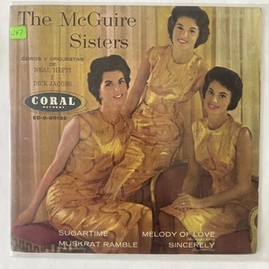THE MCGUIRE SISTERS - SUGARTIME - MEXICAN 7" SINGLE PS, POP VOCAL - Picture 1 of 4