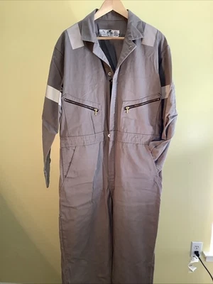 RED KAP Work Coverall Hi Vis Enhanced Visibility ~Gray & Silver~44-RG - Image 1 of 4
