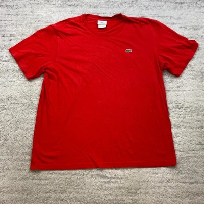 Lacoste Shirt Extra Large Size 7 Red Green White Crocodile Performance Outdoors - Image 1 of 4