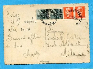 DEMOCR.c.40 COPPIA + LUOGOT.c.60 arancio COPPIA ann.S.REMO, 28.07.46. (206784) - Picture 1 of 1
