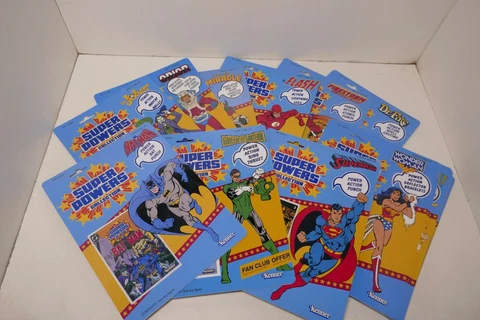 Super Powers Kenner custom cards, bubbles, blister Cover