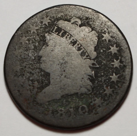 1810 Large Cent RT167 Cover