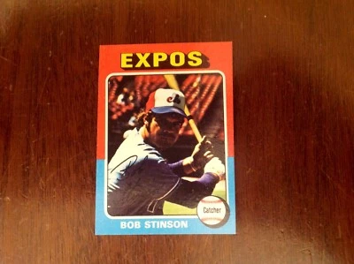 1975 Topps Mini #471 Bob Stinson (NRMT) - Image 1 of 2