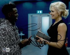 Hannah Waddingham & Toheeb Jimoh Signed 10X8 Photo Ted Lasso BAS COA (7421)