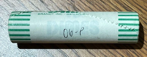 2006 P  Roosevelt Dimes Uncirculated Bank-Wrapped Roll $5 face, Free shipping! Cover