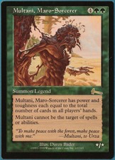 Multani, Maro-Sorcerer Urza's Legacy NM Green Rare CARD (233215) ABUGames