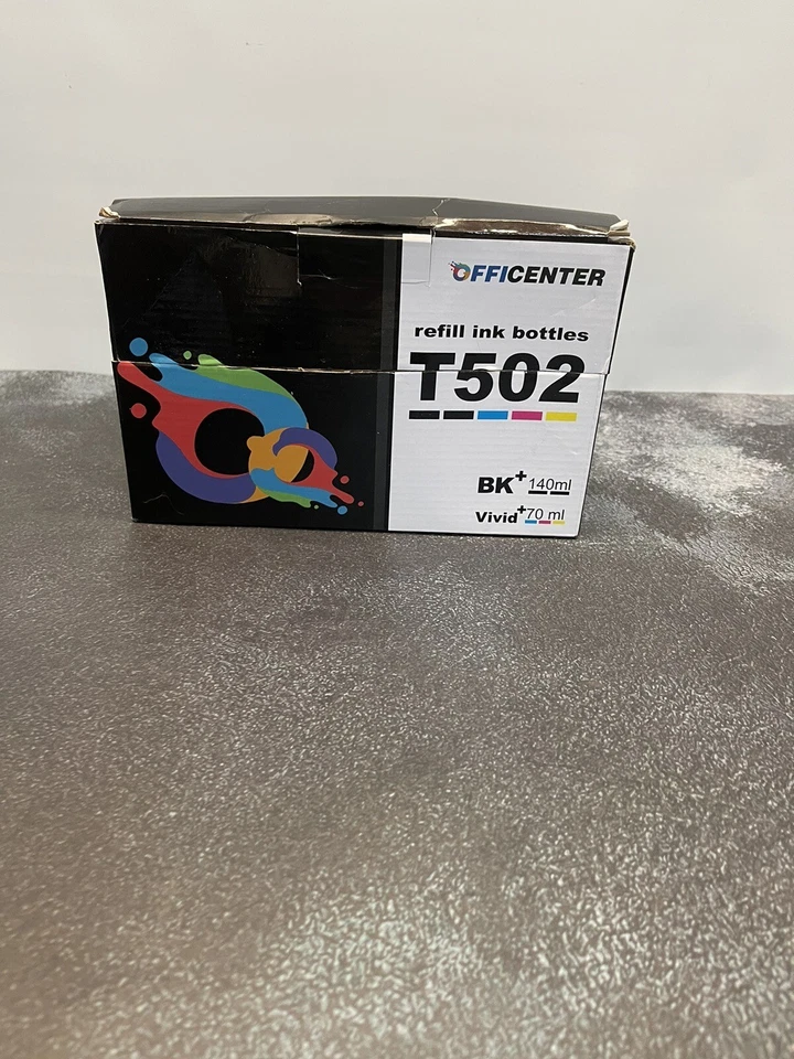 Officenter 502/T502 Ink Refill Bottles For Ecotank Printers - Image 1 of 4