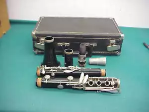 G Leblanc usado vintage #145733 Kenosha Wis EE. UU. estuche original clarinete - Imagen 1 de 9