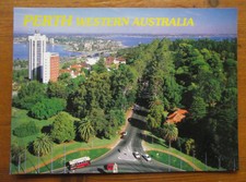 Retro Vintage Postcard: Perth, W.A. - Kings Park & Narrows Bridge